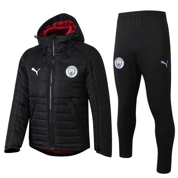 Chaqueta Abajo Manchester City Conjunto Completo 2019/20 Negro